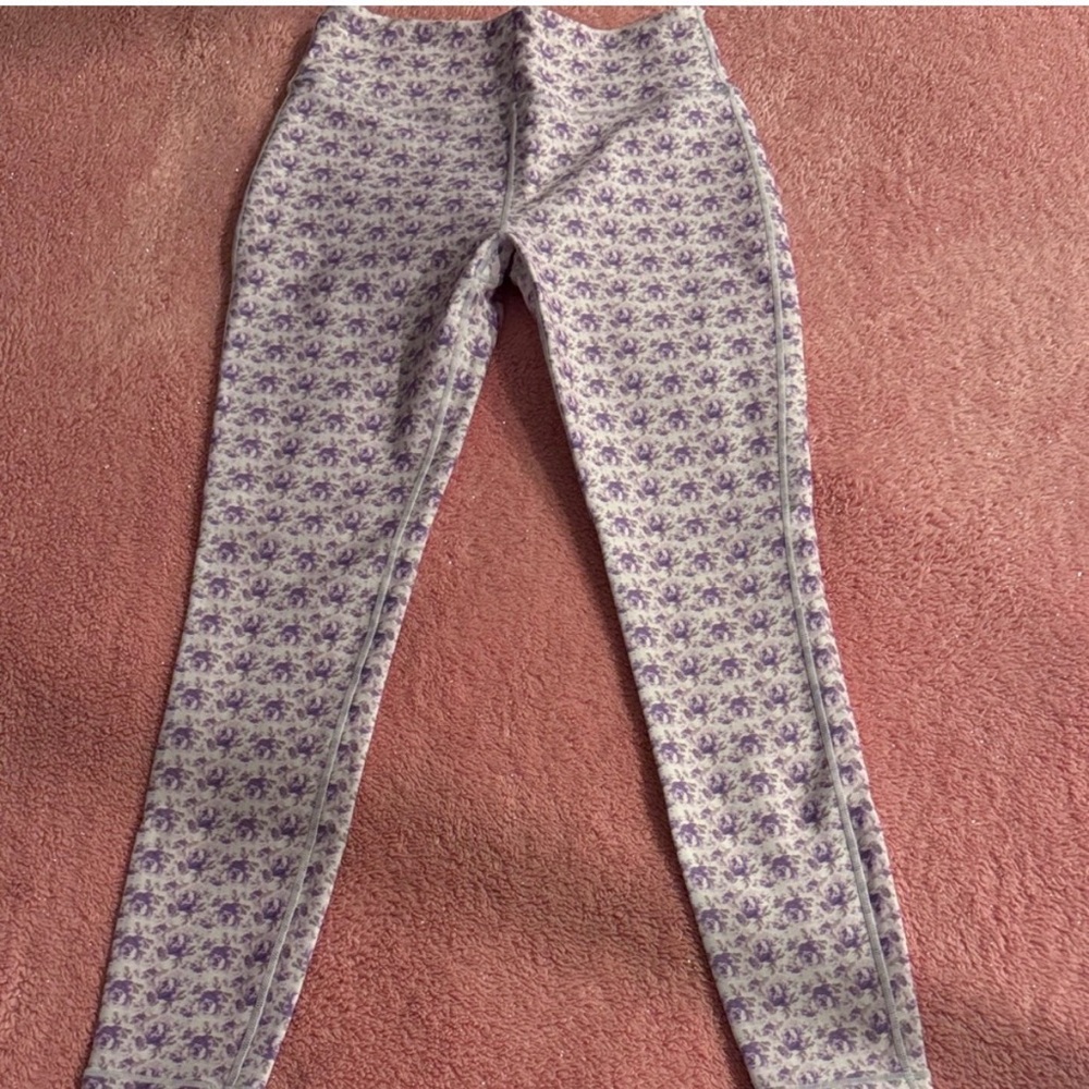 LoveShackFancy Violet Meadow Jutta Leggings